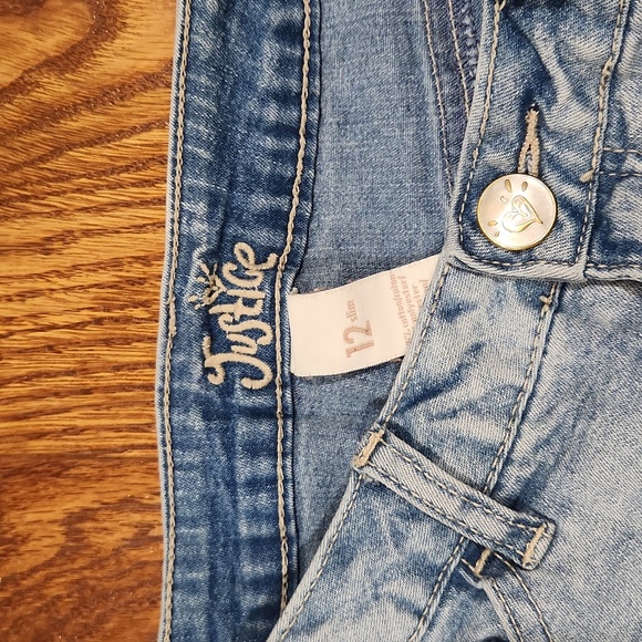 Girl's Justice Jean Shorts - Size 12 - Picture 4 of 4